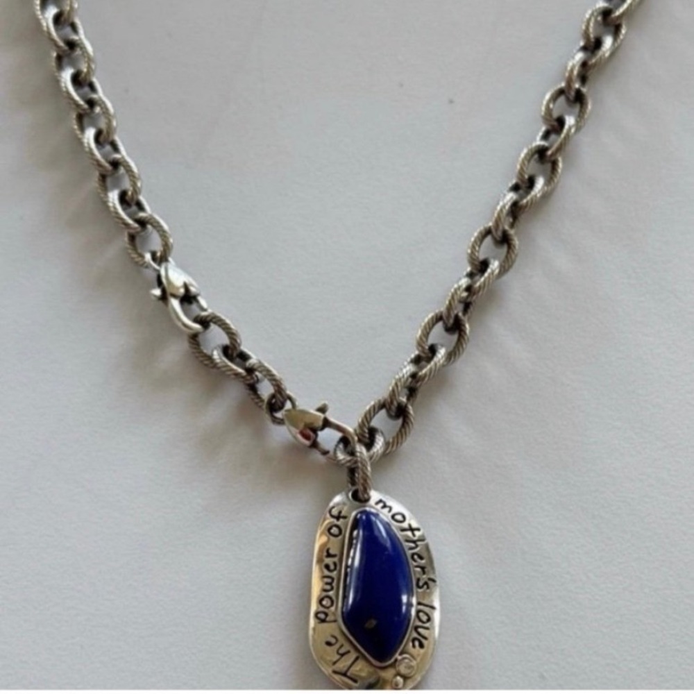 The Power of a Mother's Love Blue Pendant Necklace by Brighton